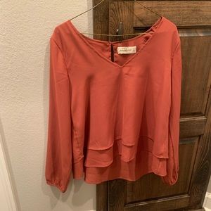 Abercrombie & Fitch Burnt Orange Blouse